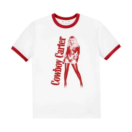 COWBOY CARTER RED TEE