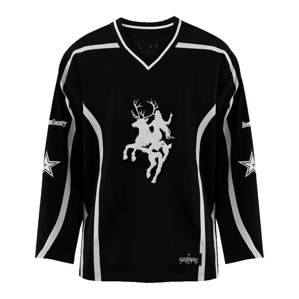 COWBOY CARTER HOCKEY JERSEY - BLACK