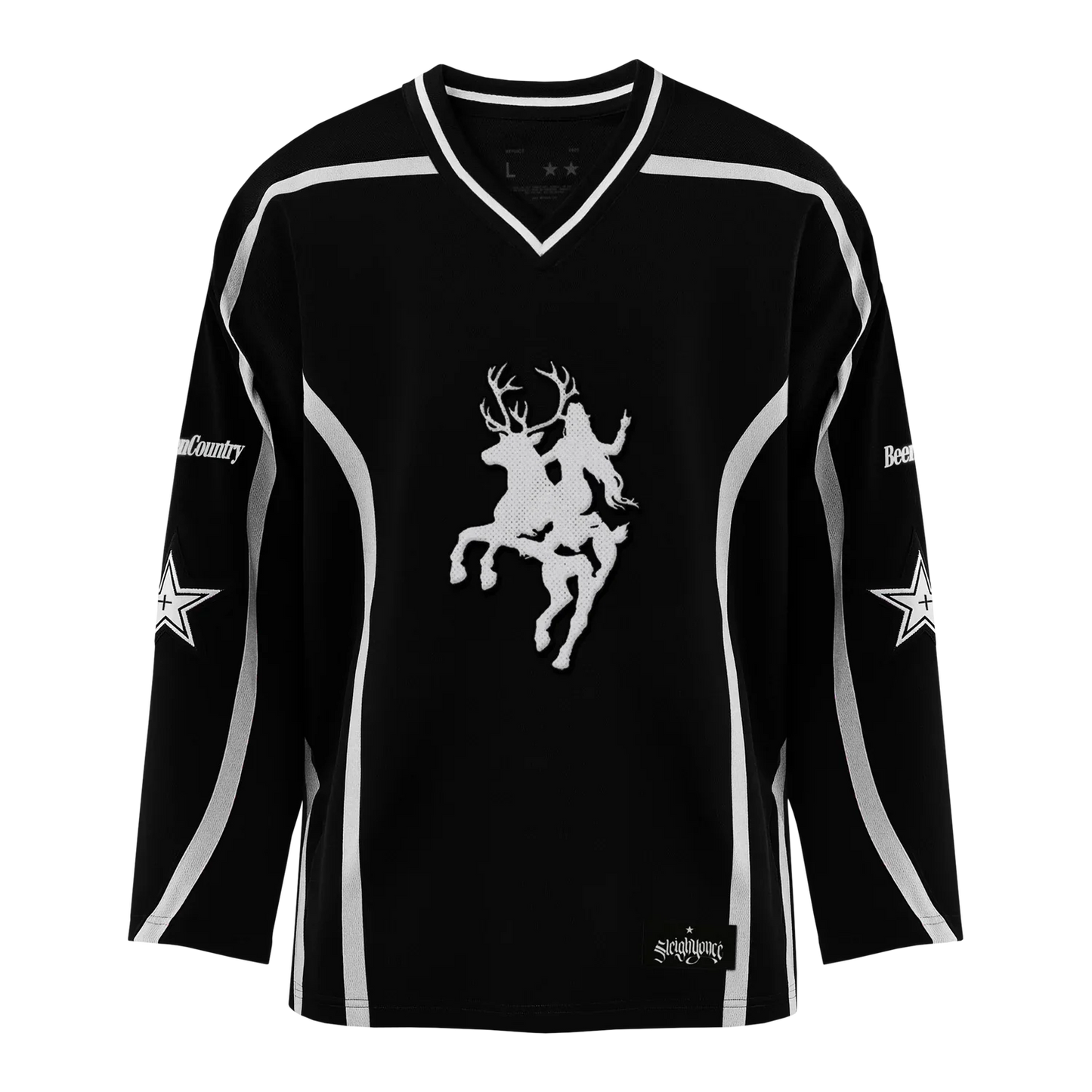 COWBOY CARTER HOCKEY JERSEY - BLACK