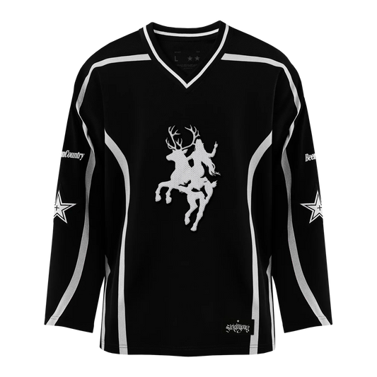 COWBOY CARTER HOCKEY JERSEY - BLACK