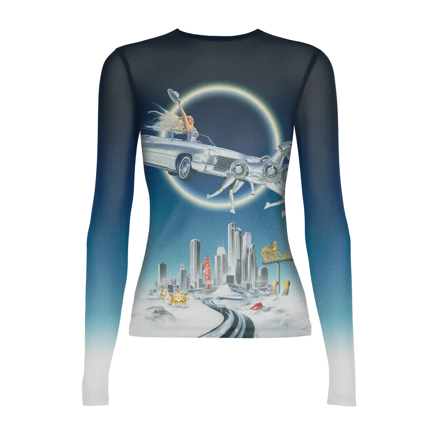 SILVER SLEIGH MESH LS